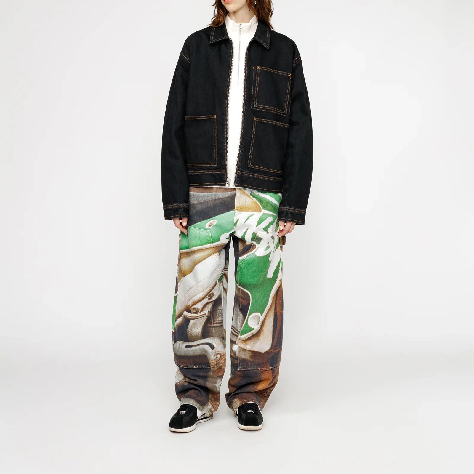 Stussy SS24 WORK PANT CANVAS BAJA PRINT