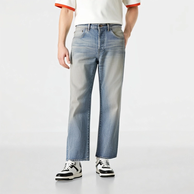 Supreme SS24 WEEK6 DISTRESSED LOOSE FIT SELVEDGE JEAN