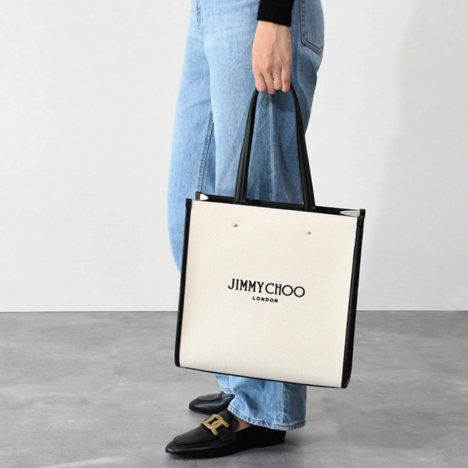 Jimmy Choo Logo Tote