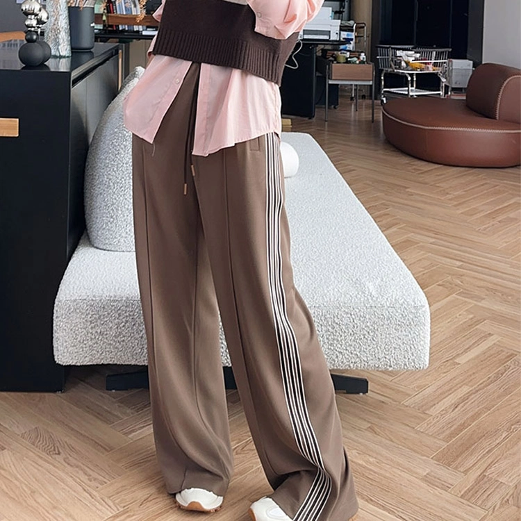美洋 高腰纯色直筒休闲裤 女款