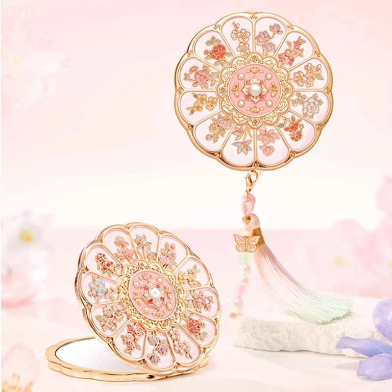 宫廷宝贝 十二花神折叠化妆镜 便携