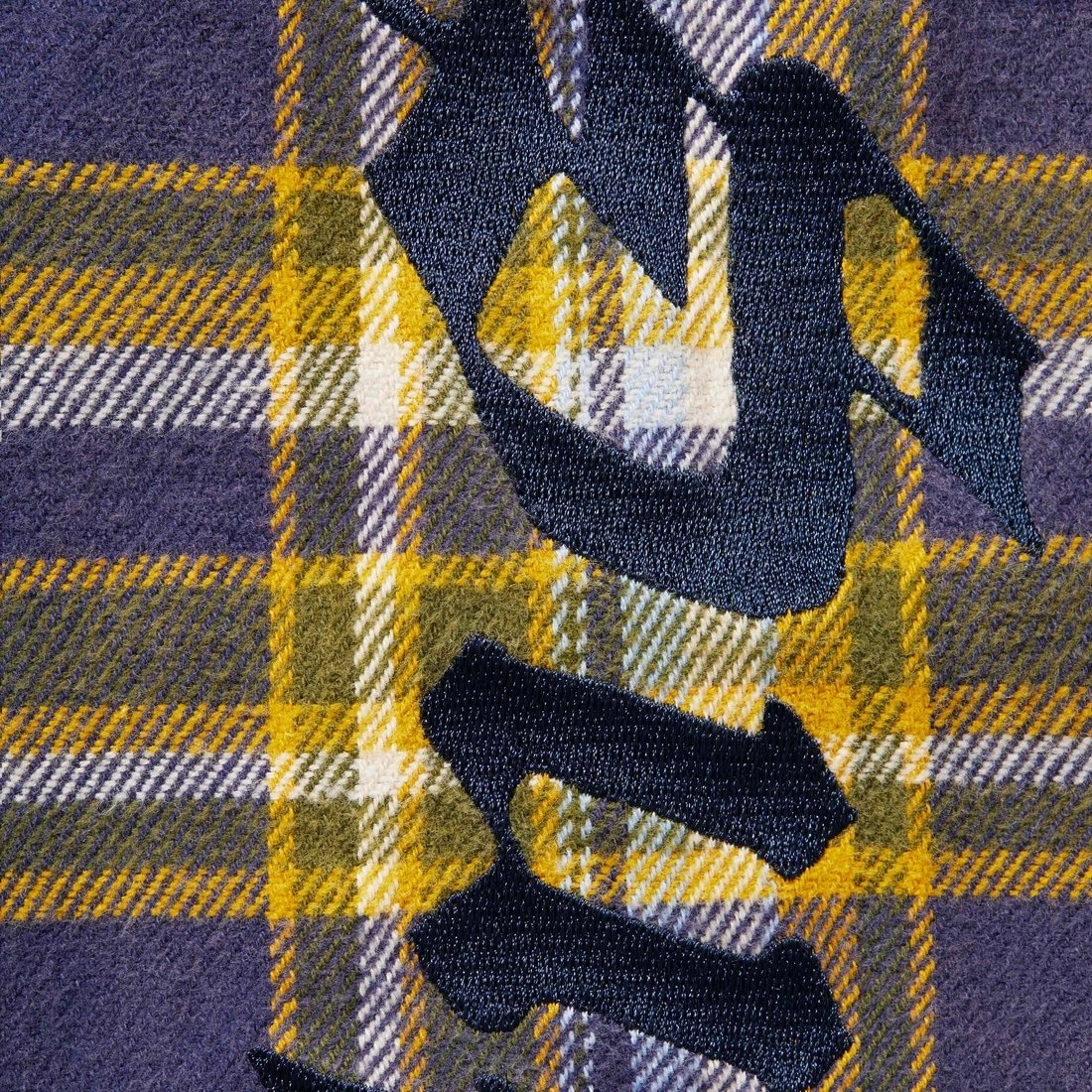 Supreme SS25 Old English Plaid Flannel Shirt