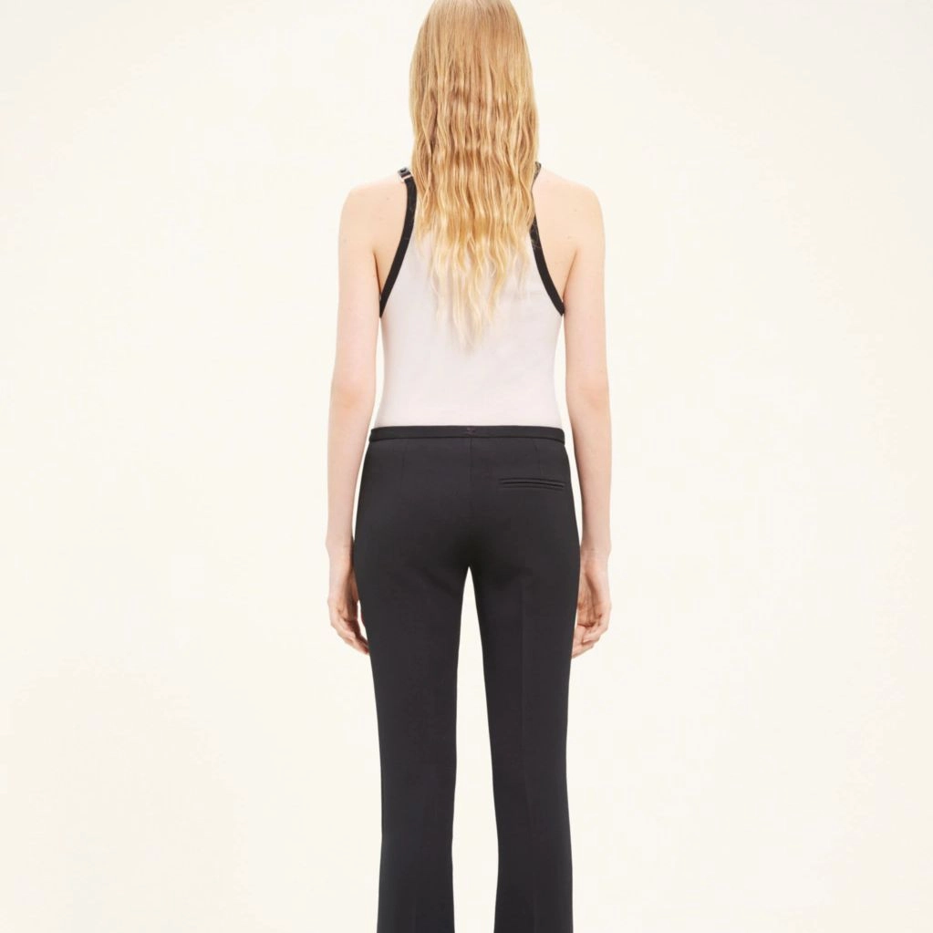COURREGES SS24 BUCKLE CONTRAST TANK TOP Lime Stone