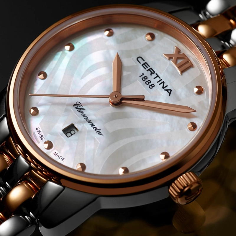 CERTINA 100 40mm PVD C033.051.22.118.00