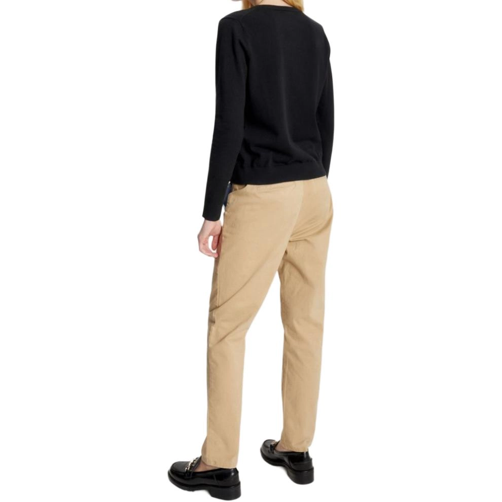 Tommy Hilfiger FW23 Solid Button-Up Cardigan Sweaters Dark Sable V