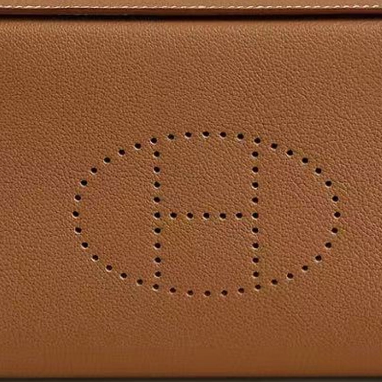 HERMES Videpoches Togo 37 Gold
