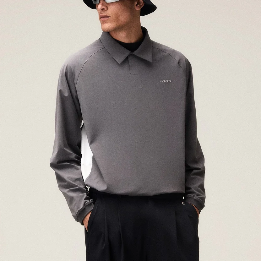KITH x TAYLORMADE SS24 logoPolo