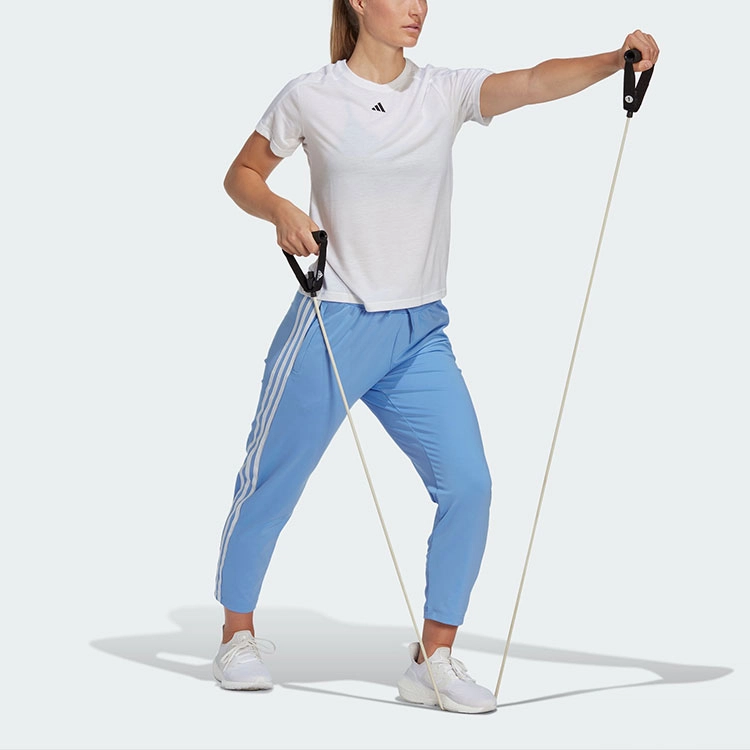 adidas AEROREADY ESSENTIALS CREWNECK TEE logo T