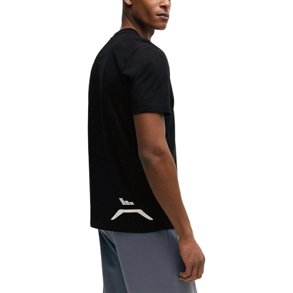 HUGO BOSS FW23 Cotton-Jersey T-Shirt With Crew Neck And Seasonal Artwork T