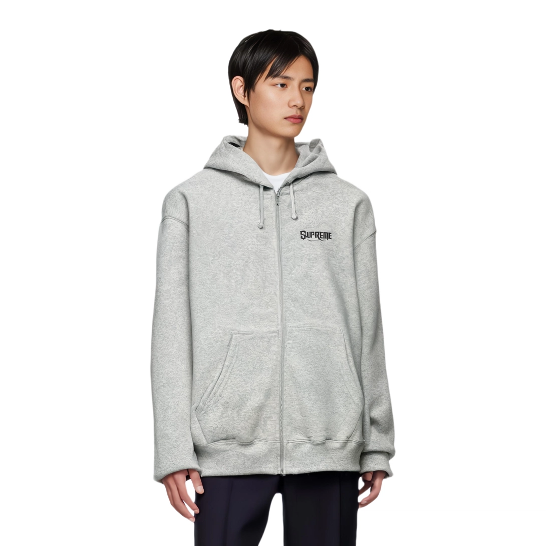 Supreme FW24 WEEK8 Mister Cartoon Zip Up Hooded Sweatshirt