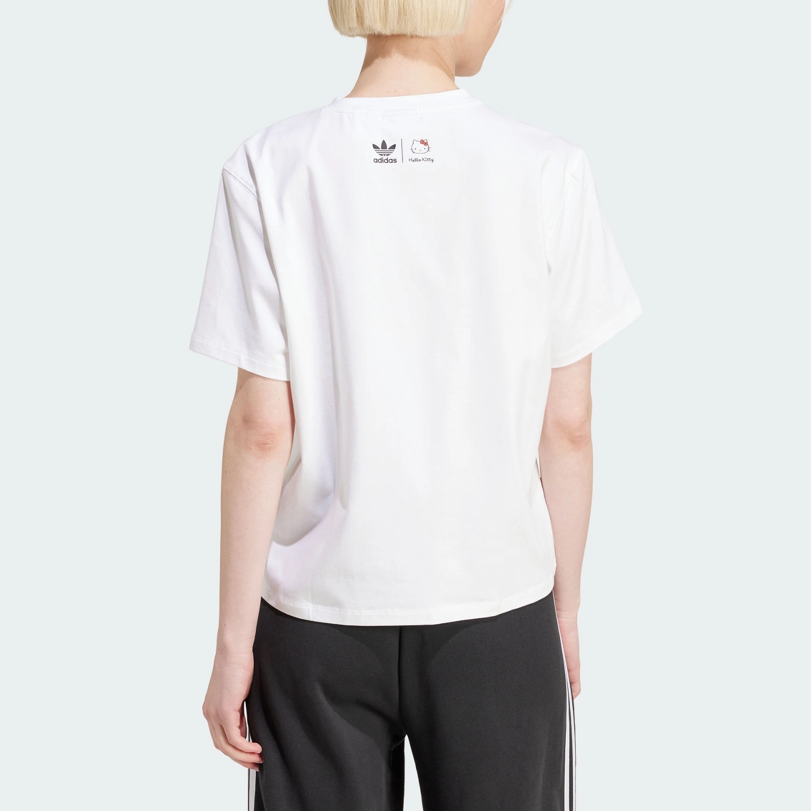 adidas x Hello Kitty Trefoil Boxy T-Shirt Logo T