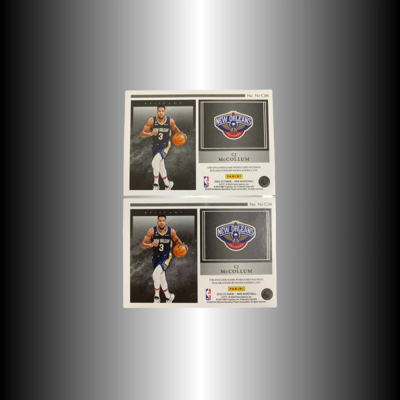 PANINI 2022-23PaniniNoirCj 5475 +0310 patch