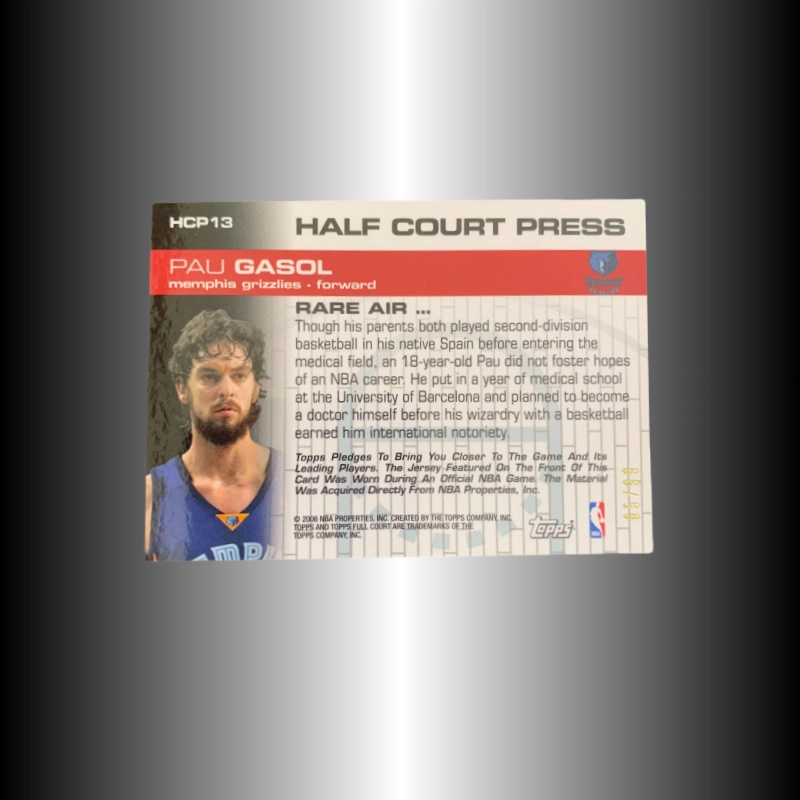 Topps 2006Full Court Pau Gasol 0599