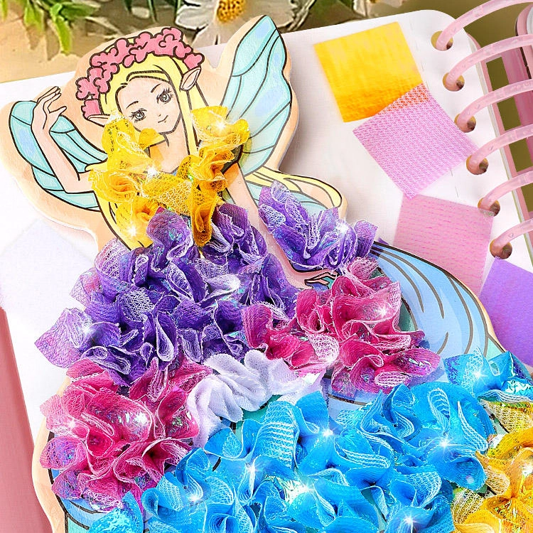 纽奇 梦幻手绘公主戳戳乐换装贴纸书本 早教益智玩具