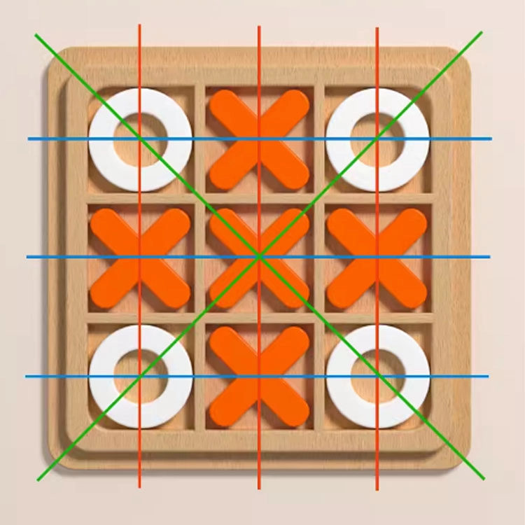 木丸子 井字棋 益智思维 桌游