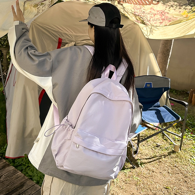 德力熊 简约轻便大容量百搭 尼龙 双肩包 男女同款情侣款 多色