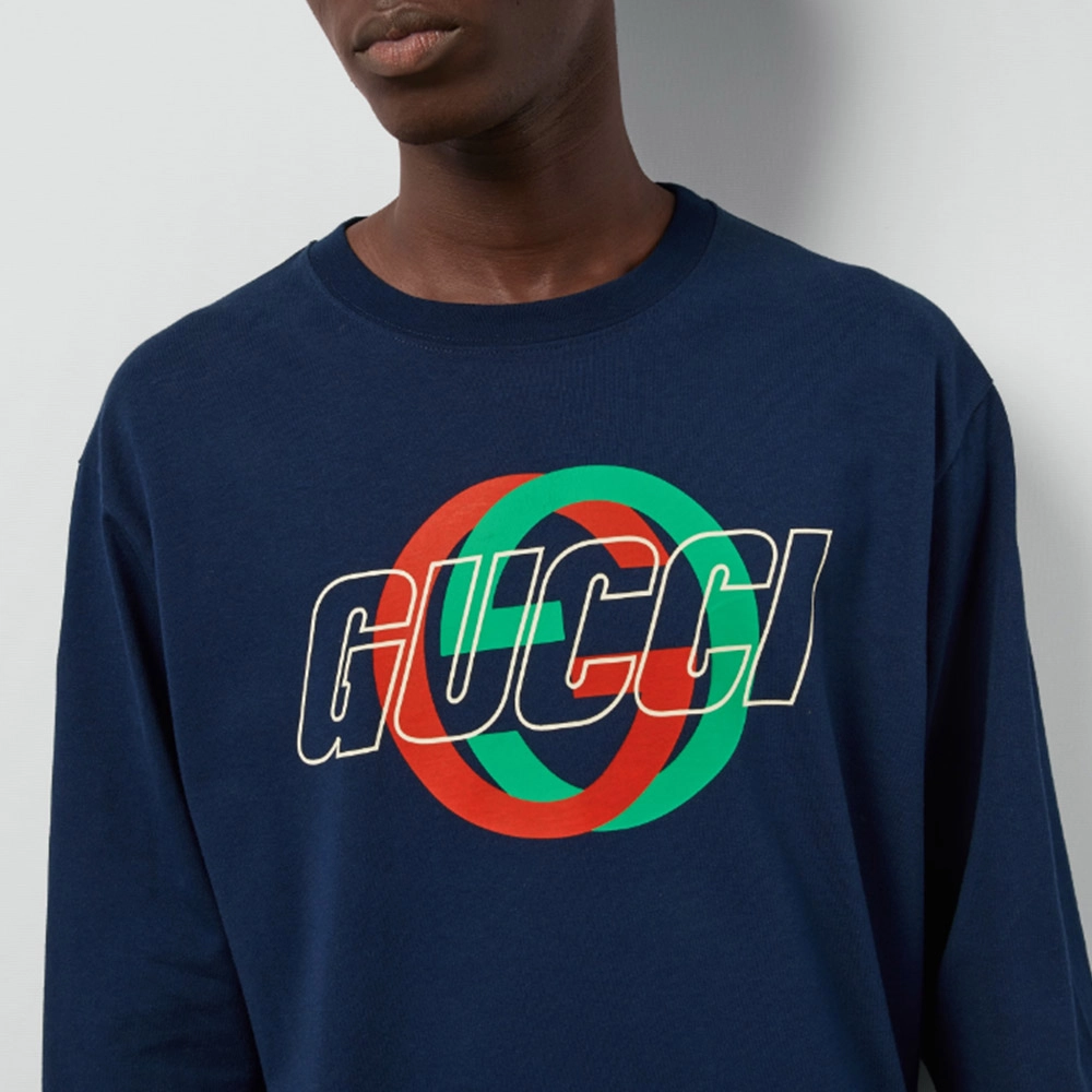 GUCCI Knitted Cotton T-shirt T