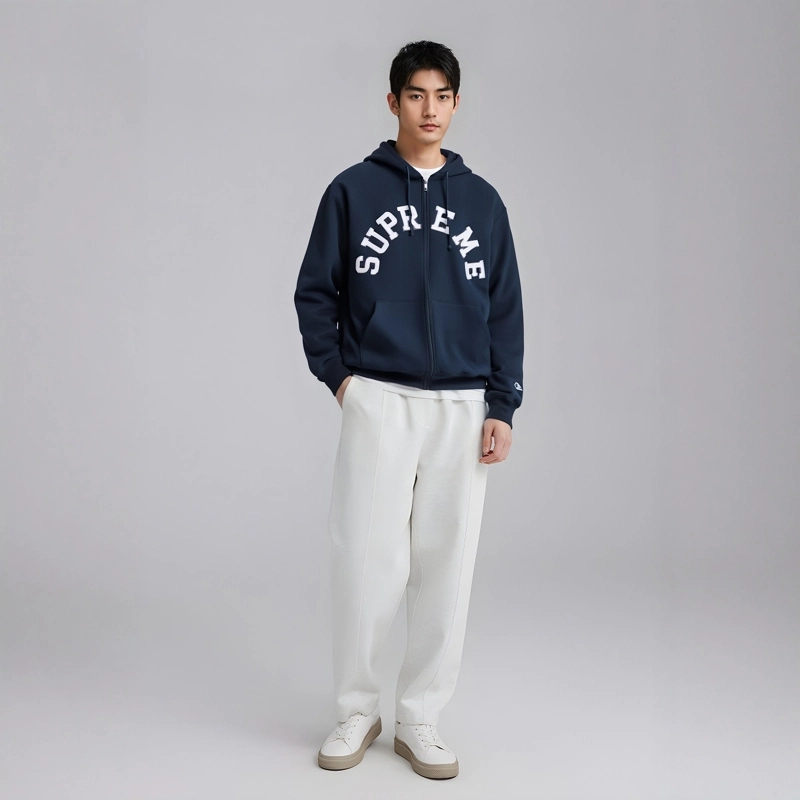 Supreme x Champion SS24 WEEK12 ZIP UP HOODED SWEATSHIRT