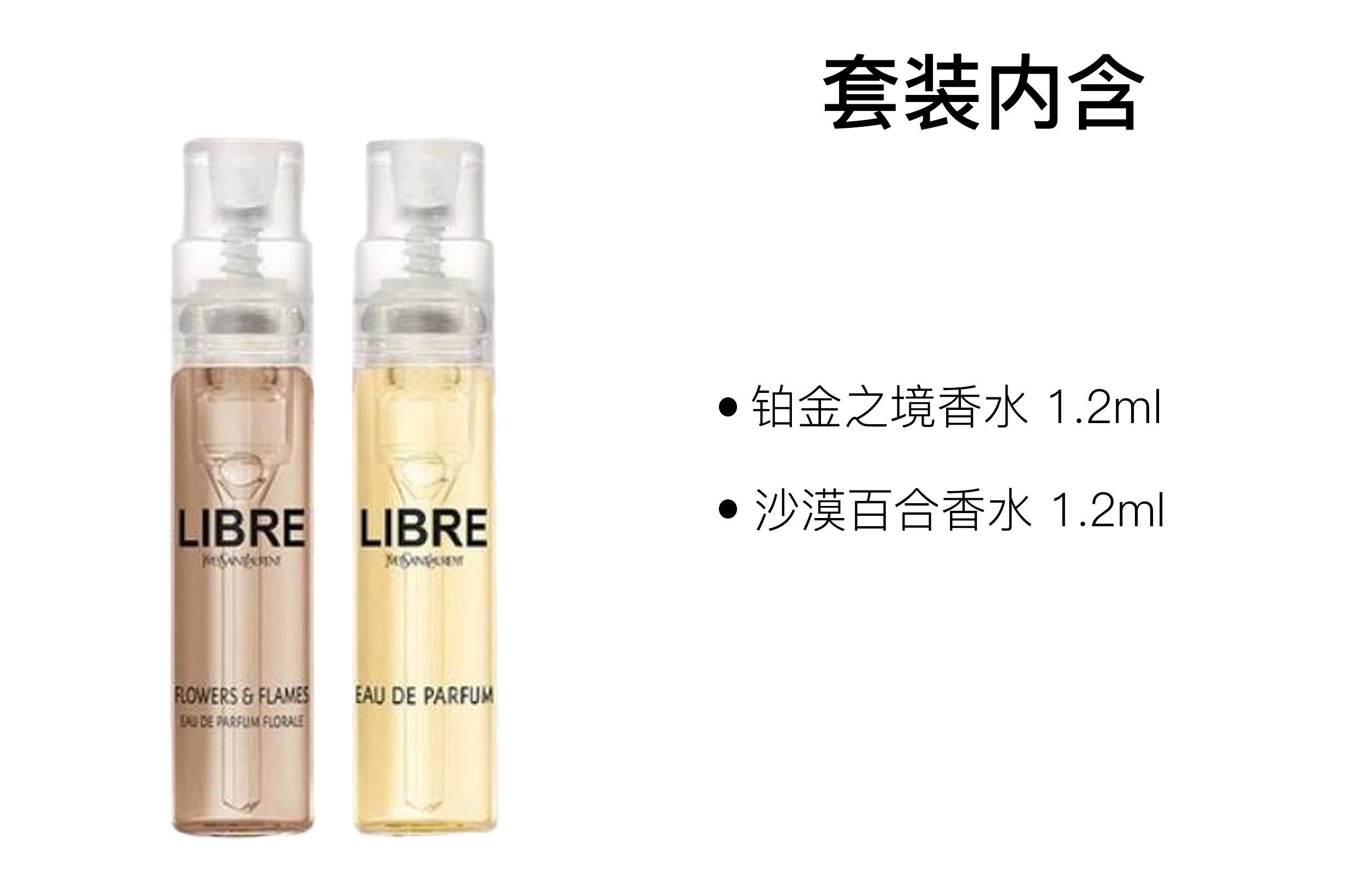 YSL EDP 1.2ml+1.2ml
