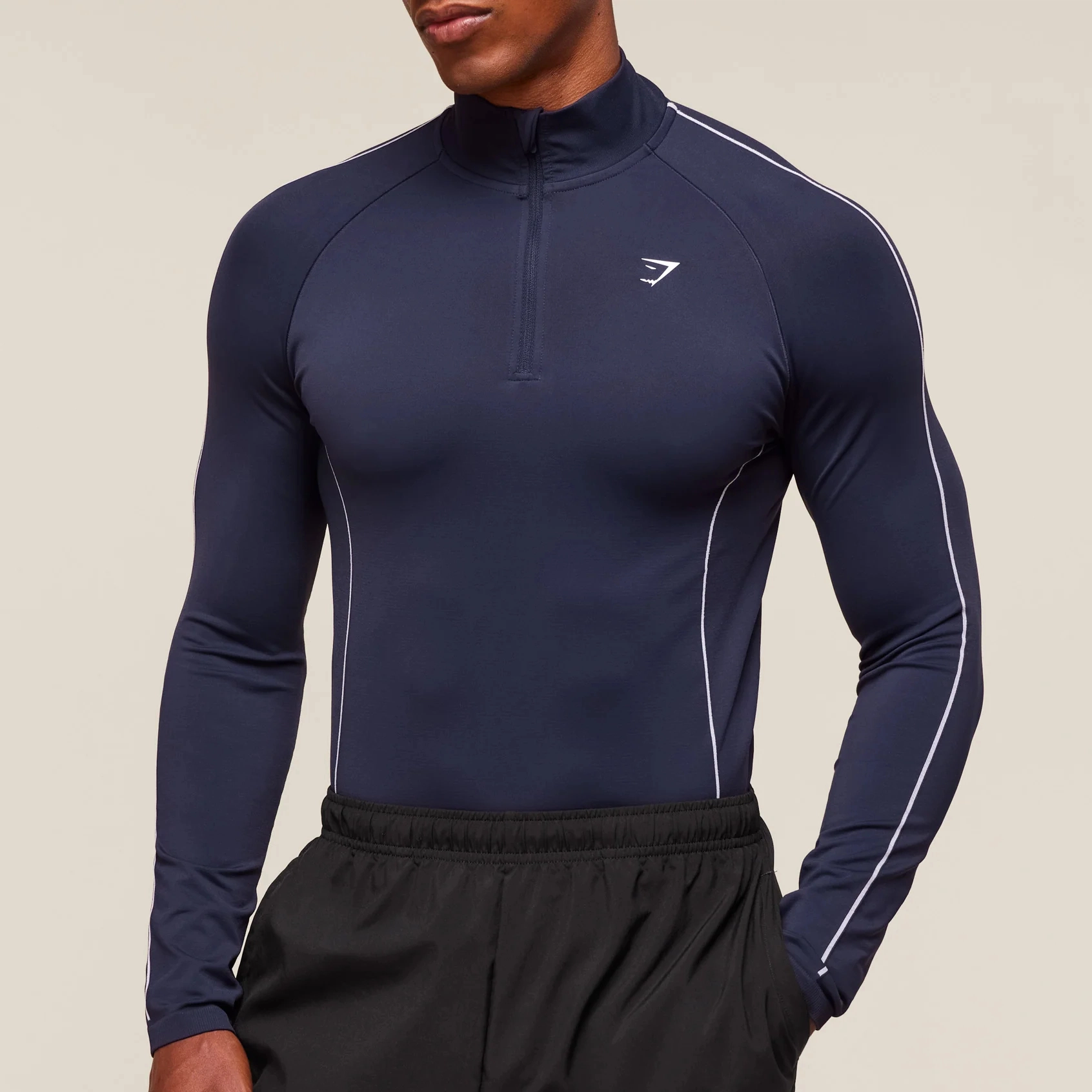 GYMSHARK Clean Contour Seamless 14 Zip