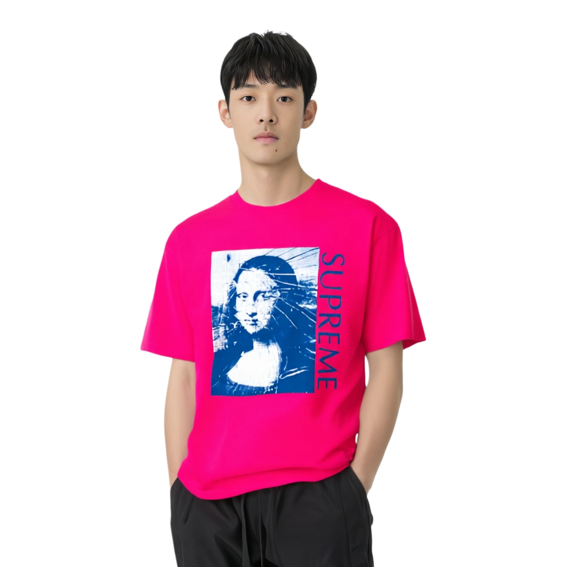 Supreme SS18 Mona Lisa Tee Hot Pink T