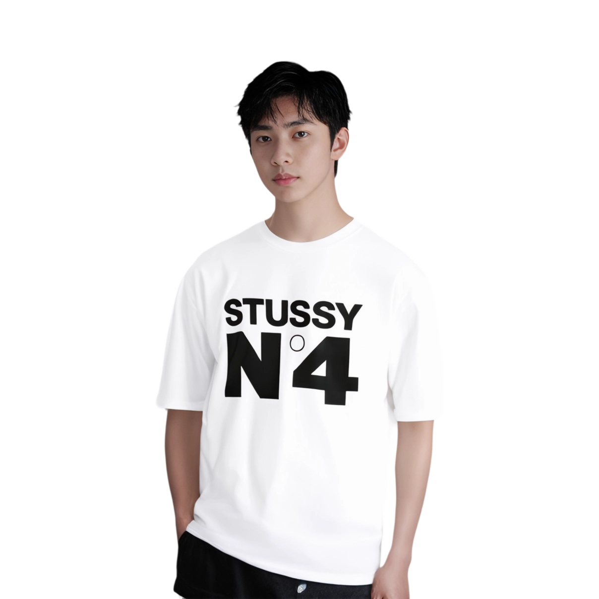 Stussy No.4 NO.4 TEE LogoT