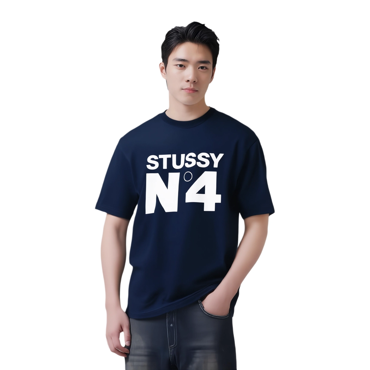Stussy No.4 NO.4 TEE LogoT