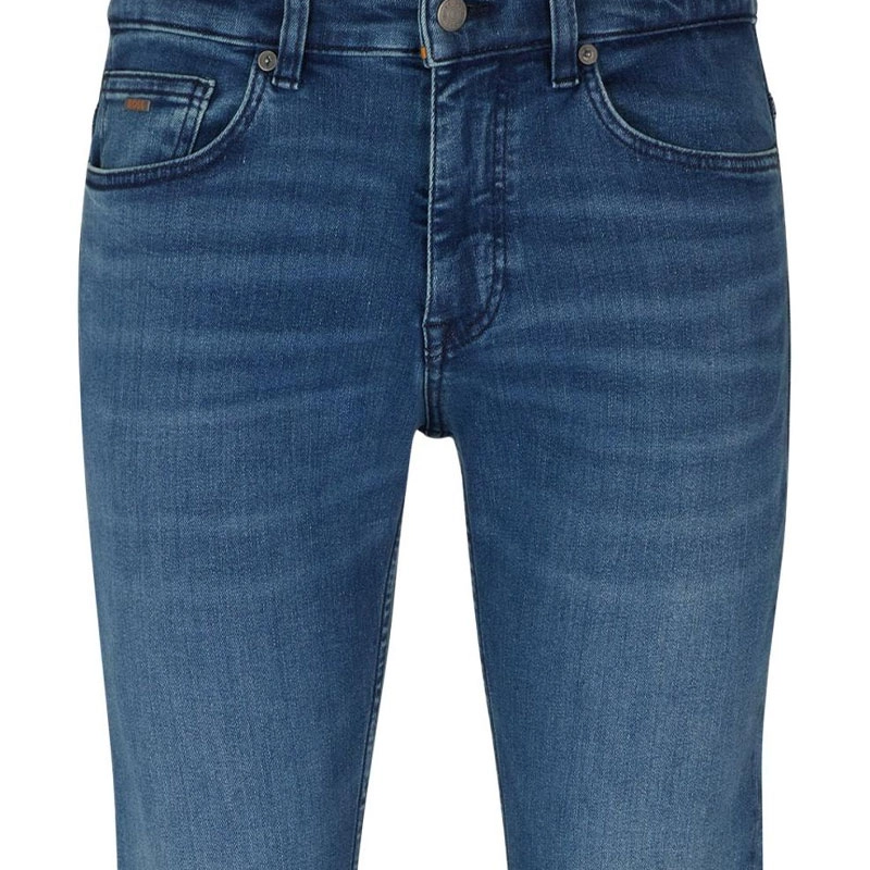 HUGO BOSS Slim-Fit Jeans In Blue Super-Stretch Denim