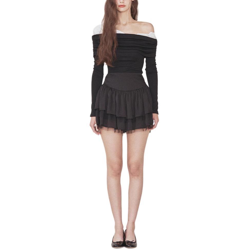 NOT YOUR ROSE FW24 Sasha skirt Black