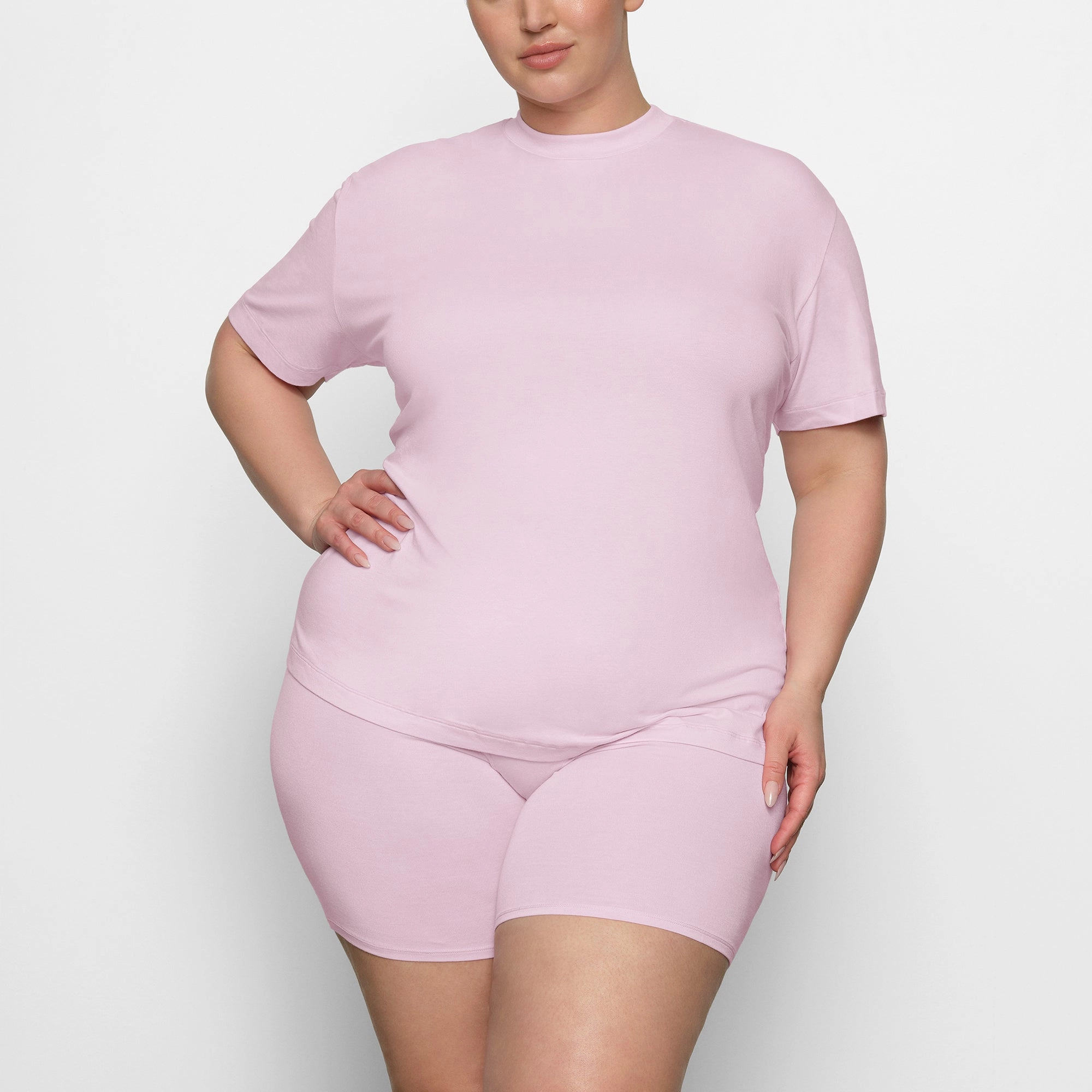 SKIMS BOYFRIEND T-SHIRT T CHERRY BLOSSOM
