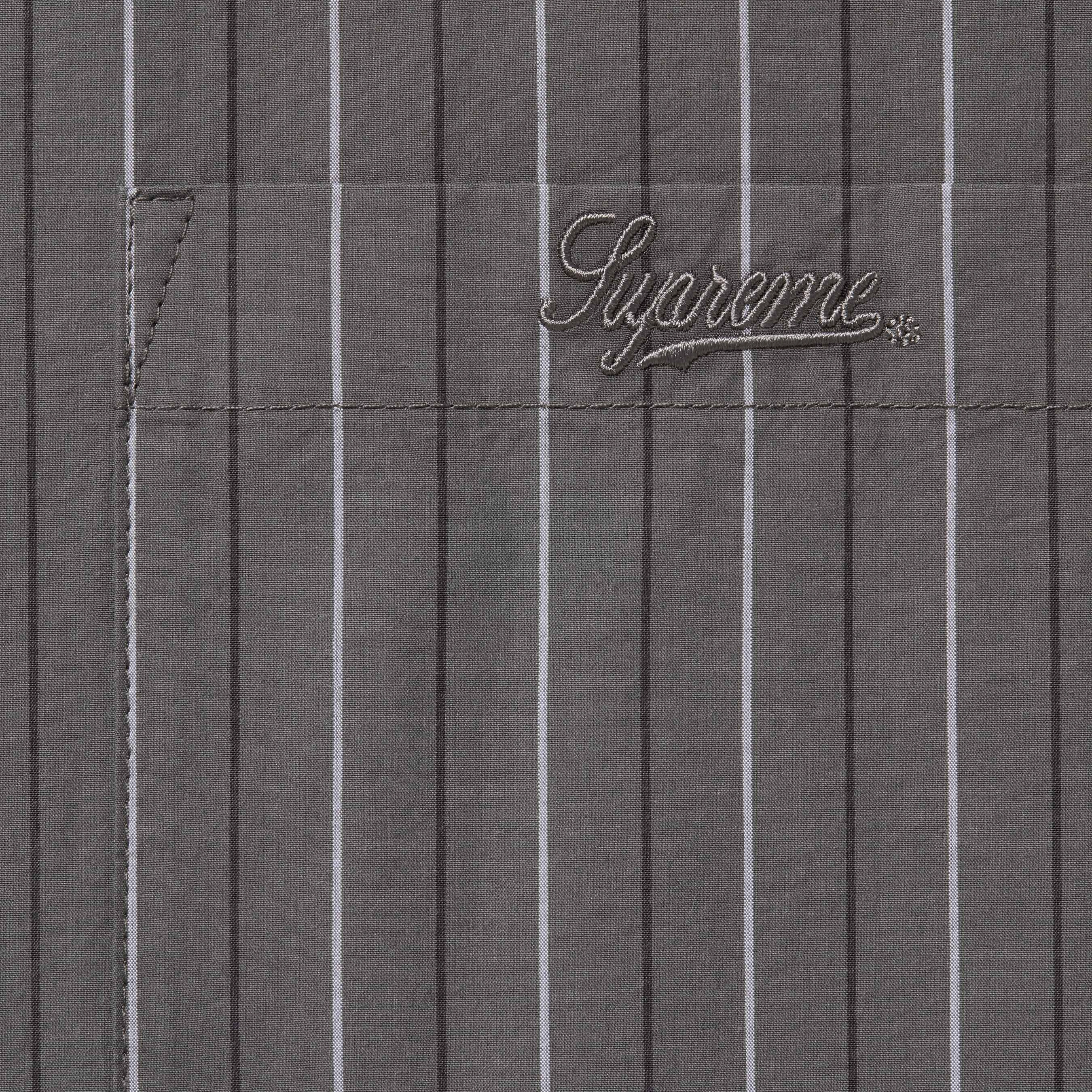 Supreme FW24 WEEK7 Loose Fit Stripe Shirt Logo