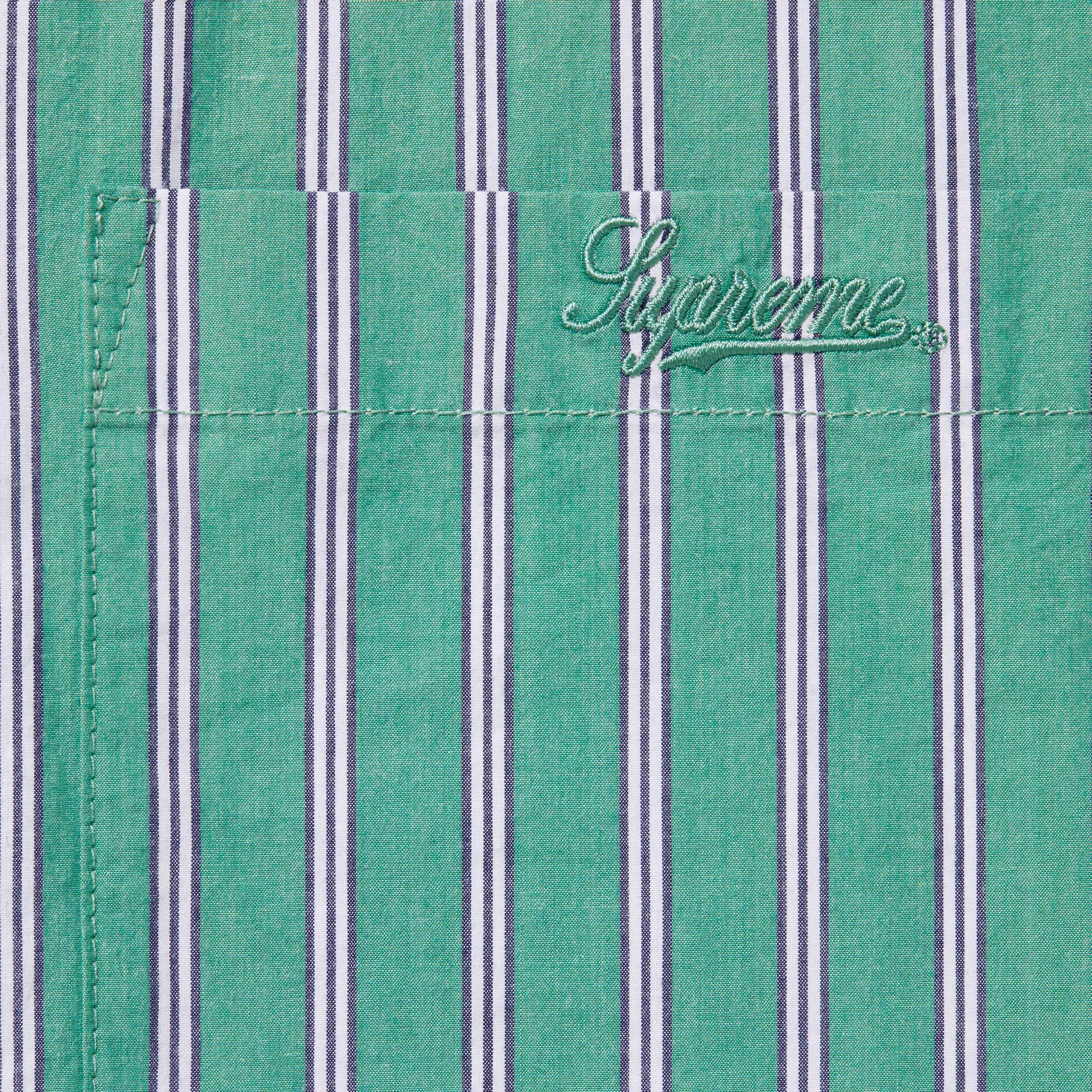 Supreme FW24 WEEK7 Loose Fit Stripe Shirt Logo