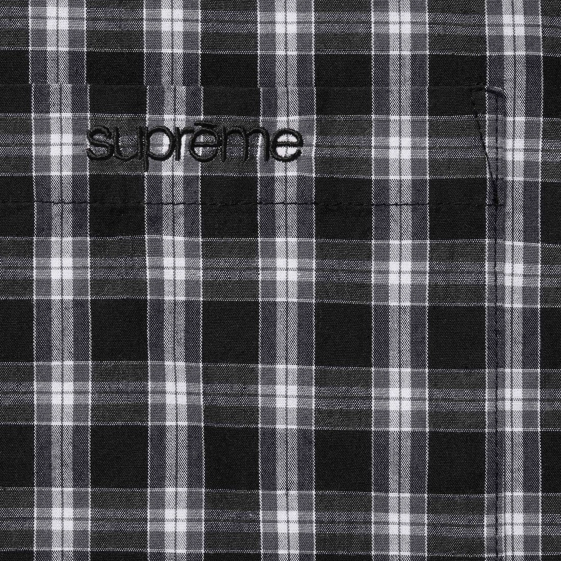 Supreme SS25 Mini Plaid SS Shirt