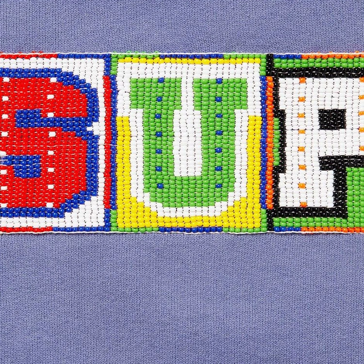 Supreme SS23 Week9 BEADED HOODED SWEATSHIRT Logo