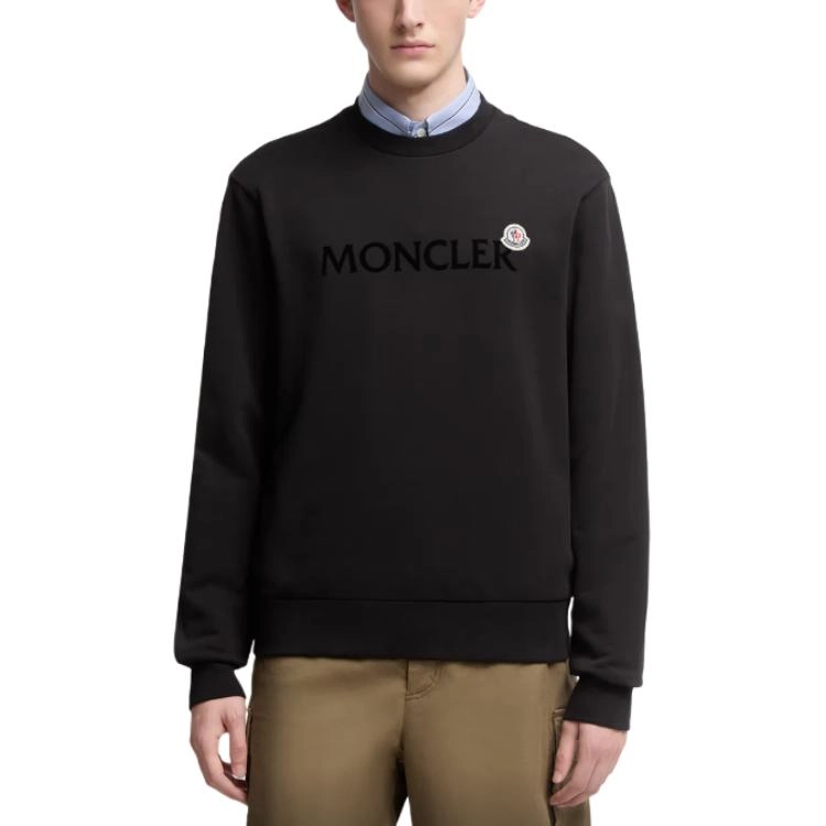 Moncler Logo Cotton Sweatshirt Logo