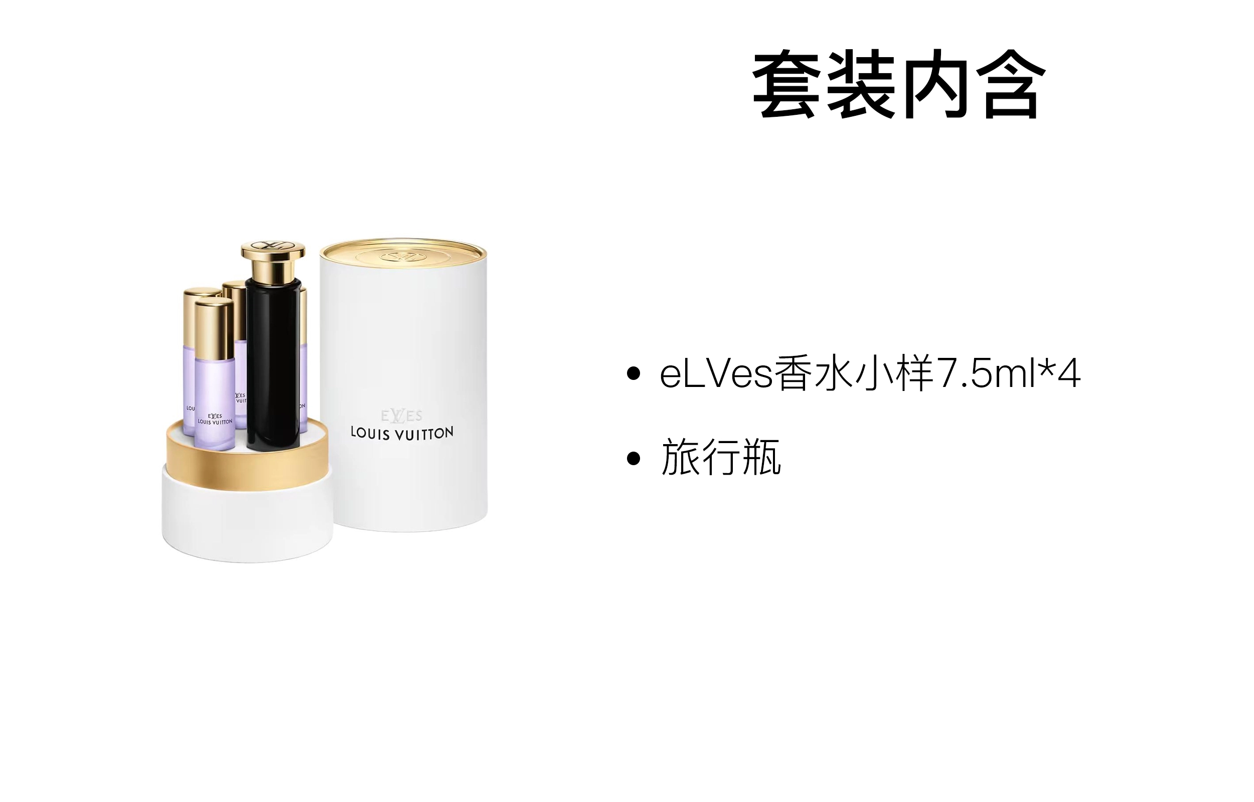 LOUIS VUITTON eLVes EDP 7.5ml*4+