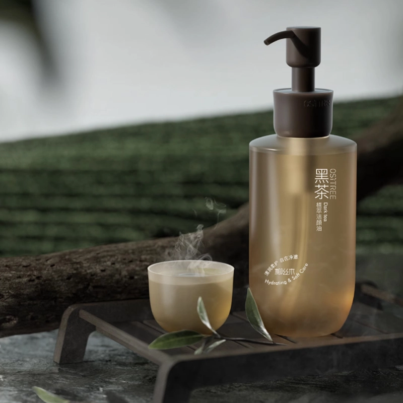 柳丝木 黑茶植萃清洁卸妆油 清爽修护
