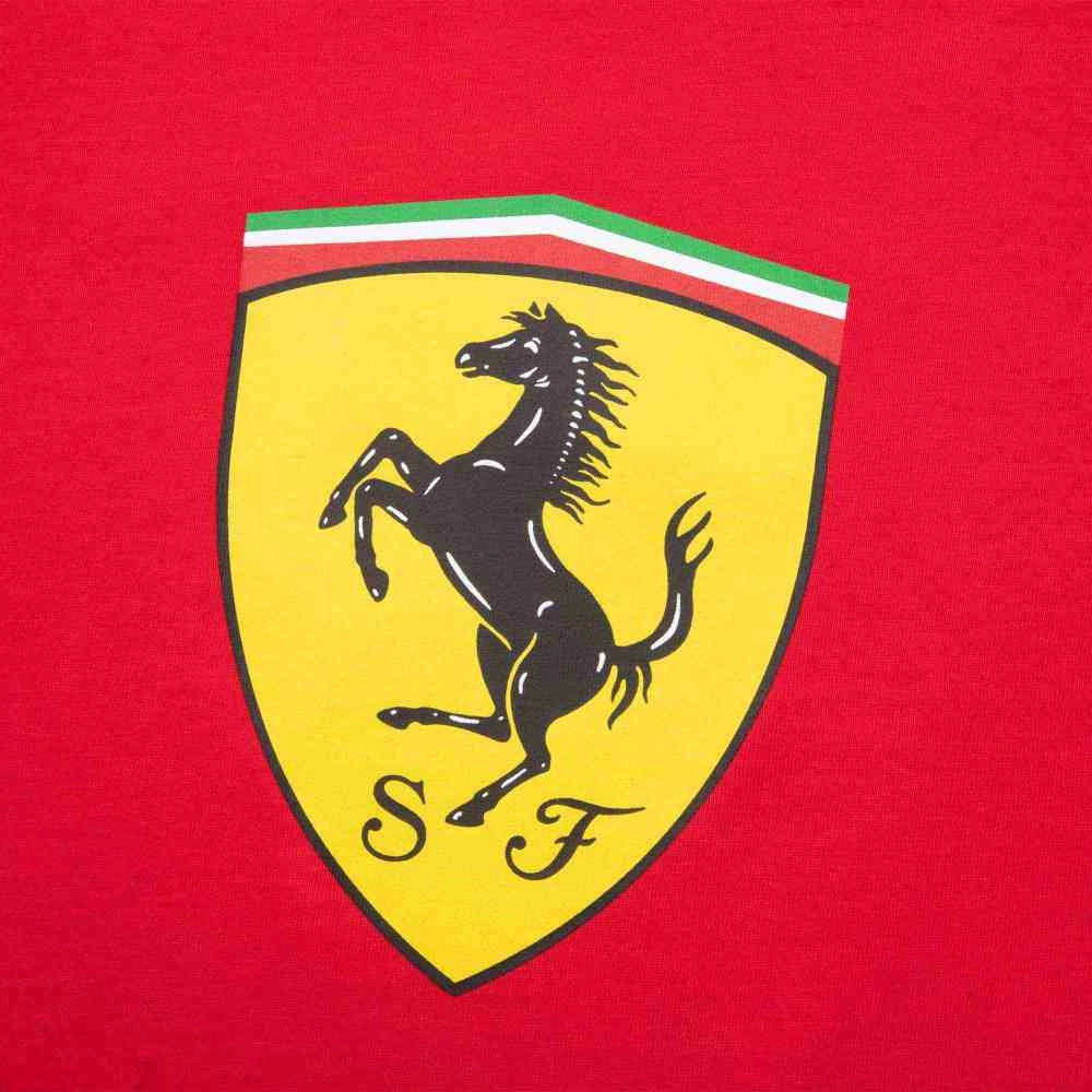 PUMA FERRARI RACE BIG SHIELD TEE COLOURED T