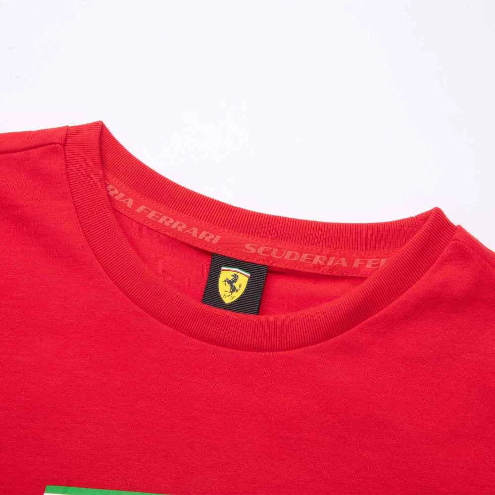 PUMA FERRARI RACE BIG SHIELD TEE COLOURED T