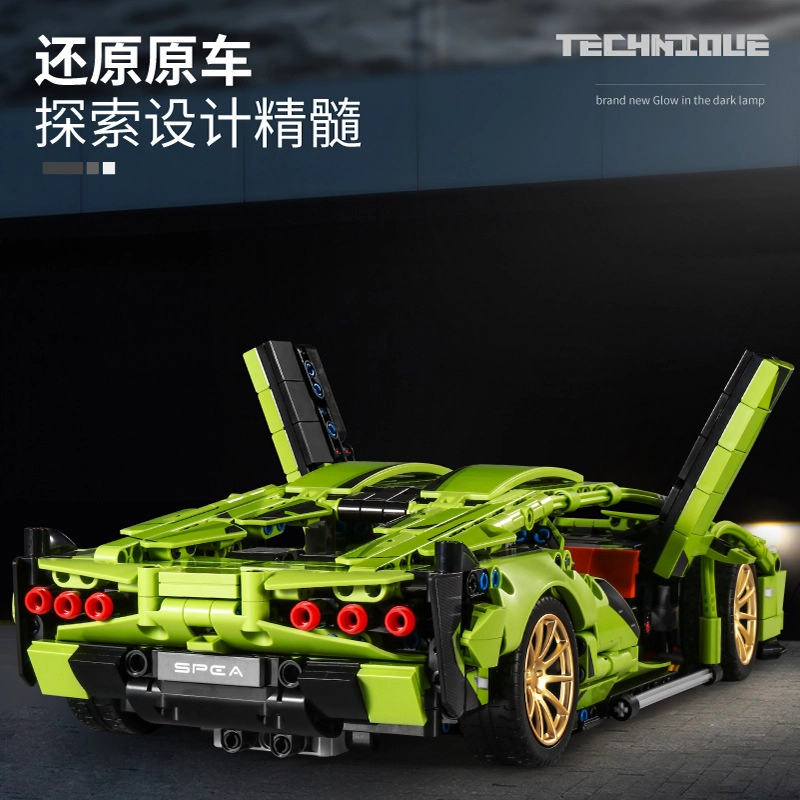 吉砖 兰博基尼机械组狂飙系列 拼装模型
