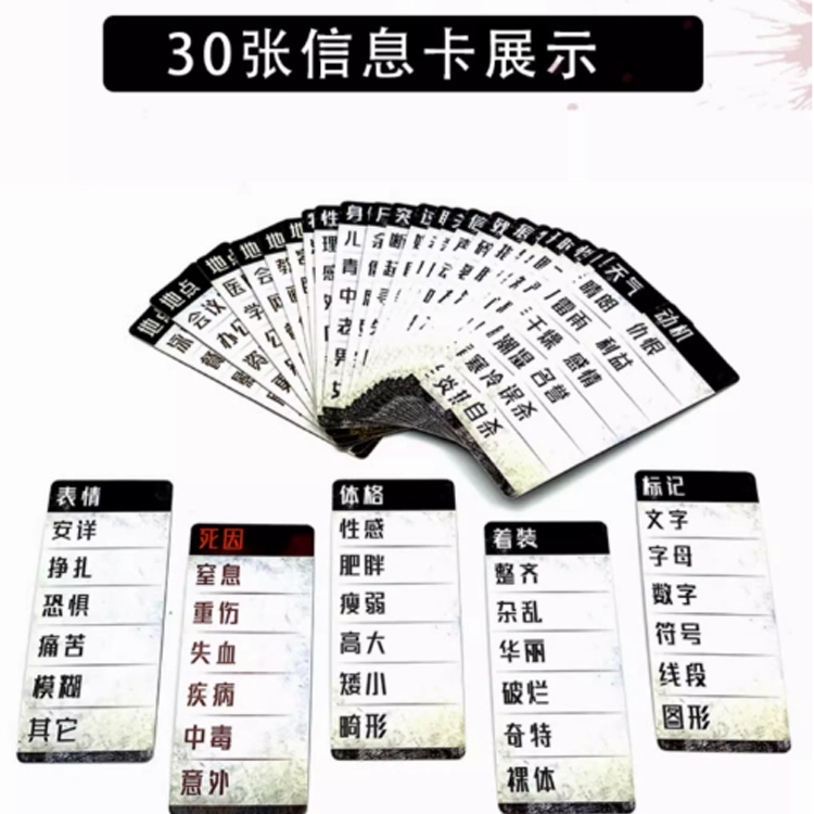 游卡桌游 犯罪现场-还原真相推理博弈游戏卡牌 桌游