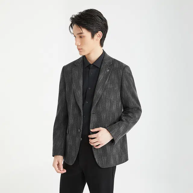 利郎 时尚都市保暖绵羊毛秋季大衣 男款