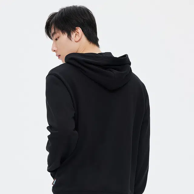 美特斯邦威 连帽舒适纯棉套头长袖卫衣 男女同款