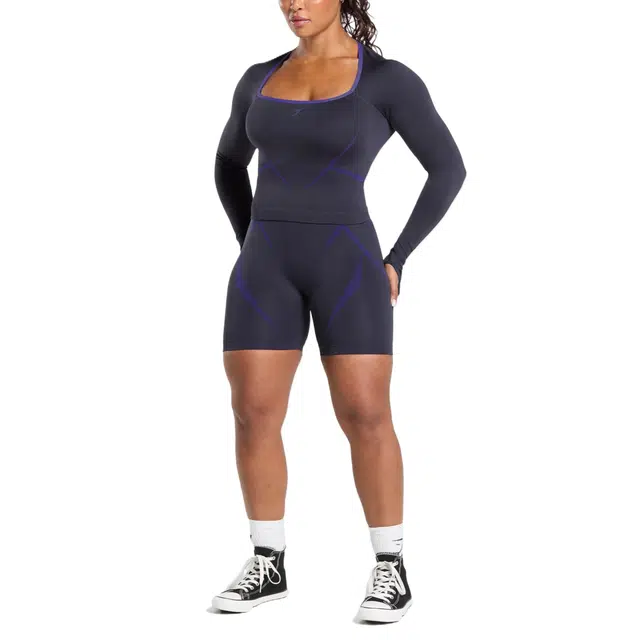 GYMSHARK Apex Lift Seamless Long Sleeve Crop Top T