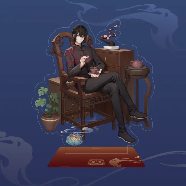 腾讯视频草场地 哑舍 收藏立牌/ 镭射票 亚克力立牌