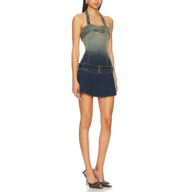 SUPERDOWN Belted Mini Dress Kyla