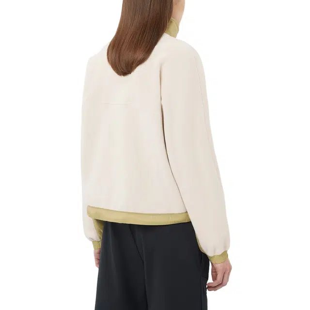 SALOMON Womens Half Zip Midlayer CHROMA CROPPED