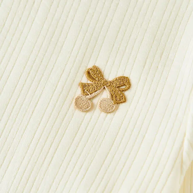 童泰打底衫春秋季女童衣服儿童可爱针织上衣休闲外出时尚童装