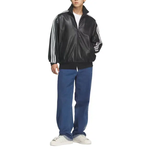 adidas originals TRACK TOP Pleather 3S