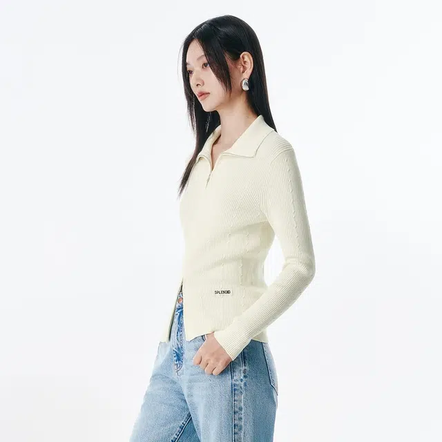 太平鸟 优雅修身通勤柔软舒适简约线开衫针织衫 女款